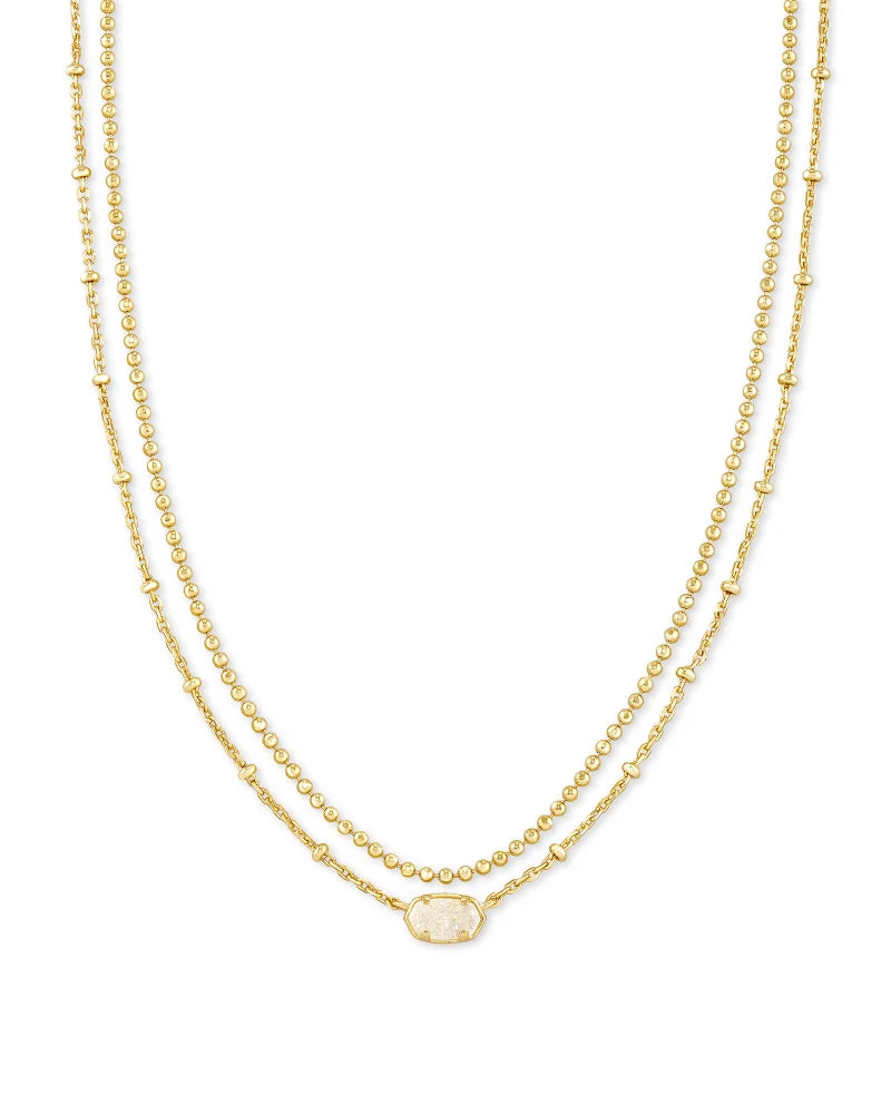 Emilie Gold Multi Strand Drusy Kendra Scott