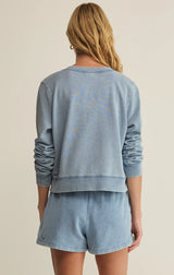 Women's Daily Knit Denim Cardigan – Ocean Air Indigo
