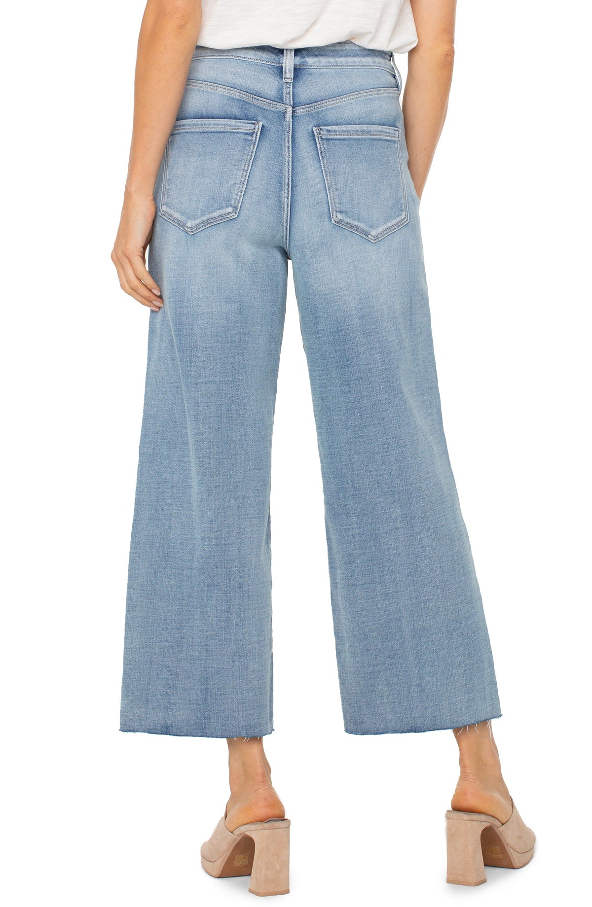 Liverpool Womens Stride Hi-rise With Cut Hem Jeans Liverpool