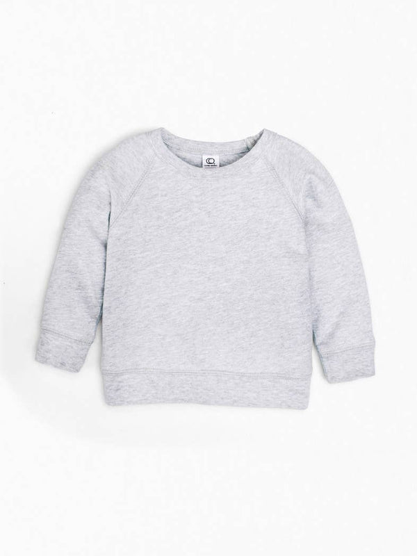 Colored Organics - Unisex Brooklyn Pullover - Heather Grey Colored Organics