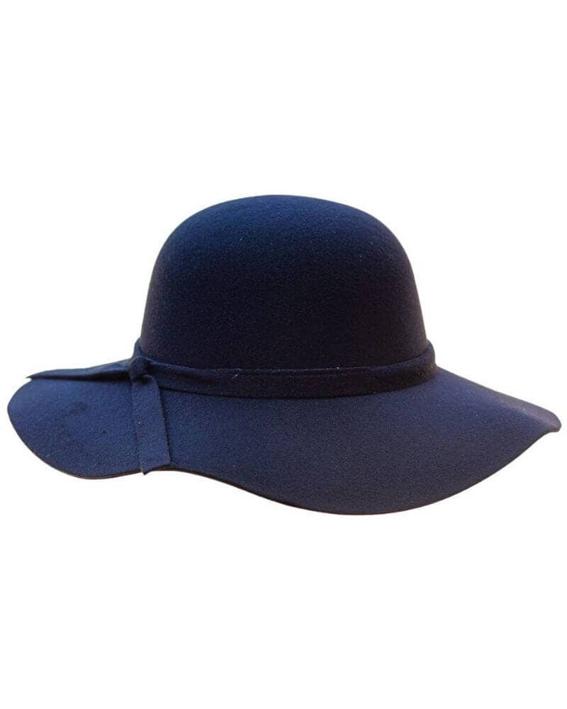 Girl's Audrey Floppy Hat  Black