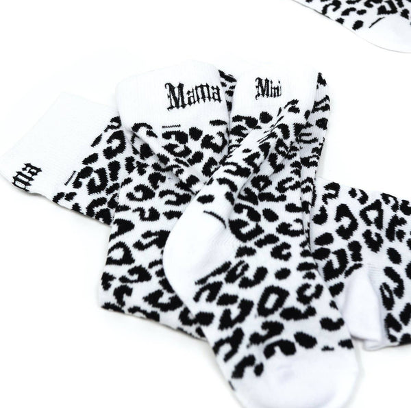 Mama & Mini Leopard Socks