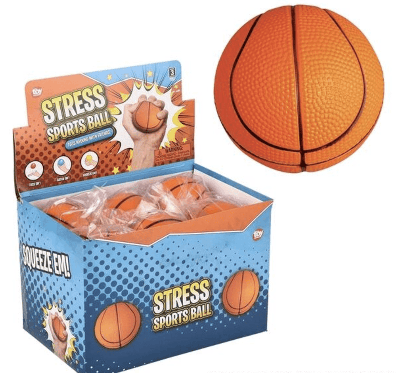 2.5" BASKETBALL STRESS BALL