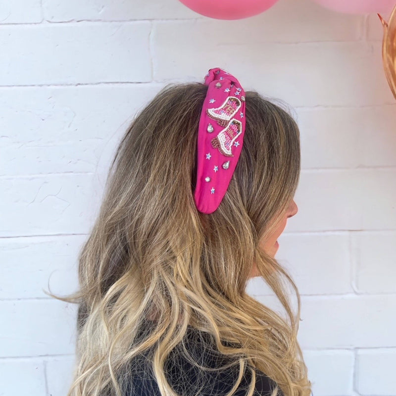 Cowgirl Boots Headband Bash