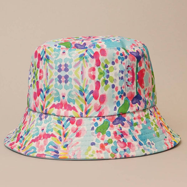 Reversible Watercolor Bucket Hat Fashion City