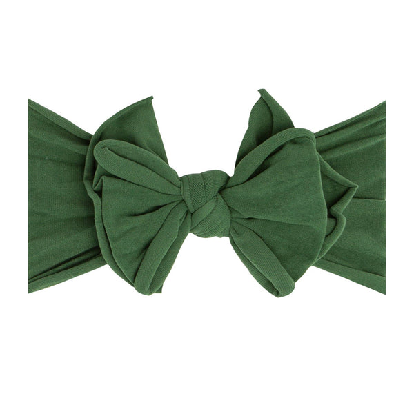 FAB-BOW-LOUS: hunter green Baby Bling Bows