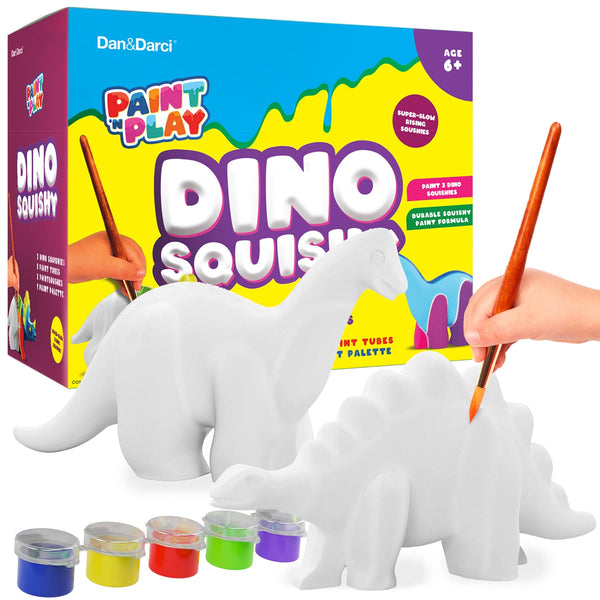 - Paint a Dino Squishy Dan&Darci