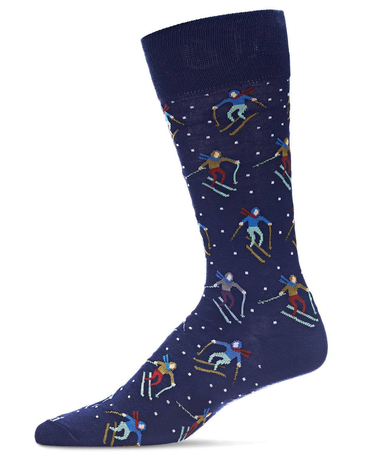 Classics International Inc. - Skiers Bamboo Blend Men's Crew Sock: 10 13 / Navy Blazer Infinity Classics International Inc.