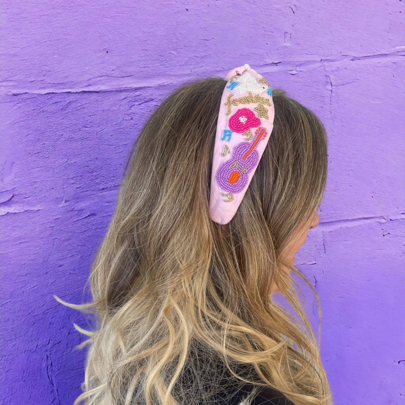 Taylor Headband, Fearless: Pink