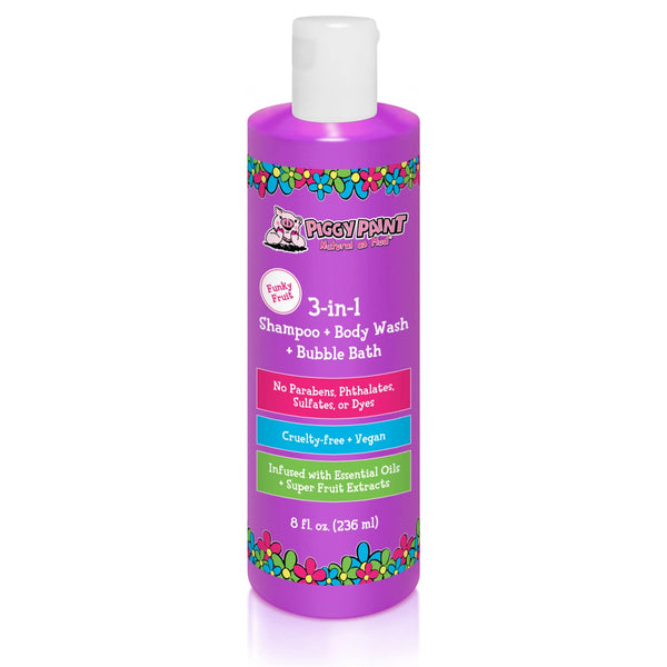 Piggy Paint - 3-in-1 Shampoo + Body Wash + Bubble Bath Piggy Paint