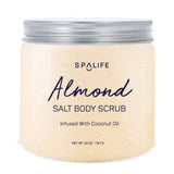 My Spa Life - Almond Salt Body Scrub Infused with - Coconut Oil My Spa Life