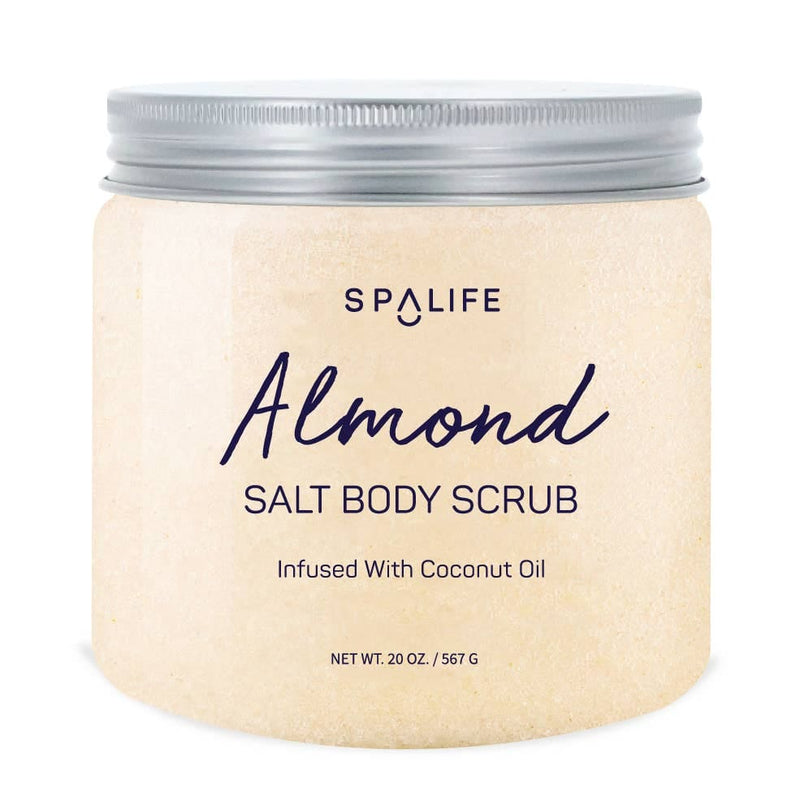 My Spa Life - Almond Salt Body Scrub Infused with - Coconut Oil