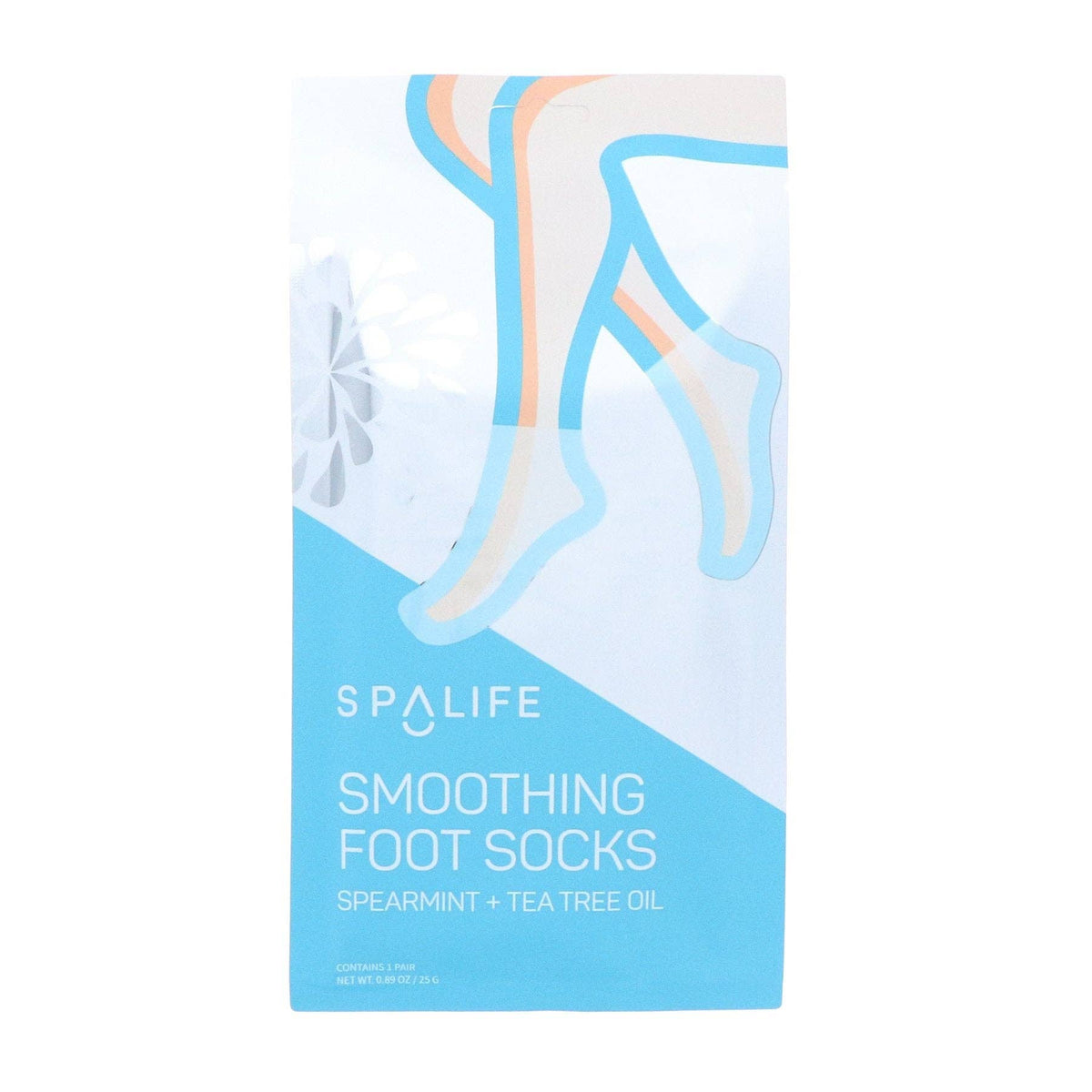 My Spa Life - Smoothing Foot Socks - Spearmint + Tea Tree Oil My Spa Life