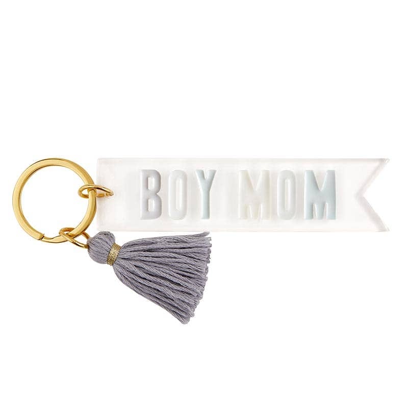 Acrylic Keychain-Boy Mom