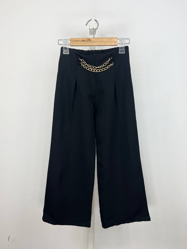 Girls wide leg pants with chains MINI MIGNON PARIS