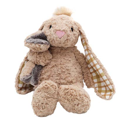 OrangeOnions - Plushible Blankie Bestie 2-in-1 Plush and Blanket Benny the Bunny