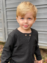 Boy's Long Sleeve shirt, Brayden - Kindred and Crew