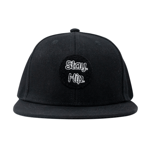 Kids Velcro Patch Hat - Black freeshipping - Kindred & Crew