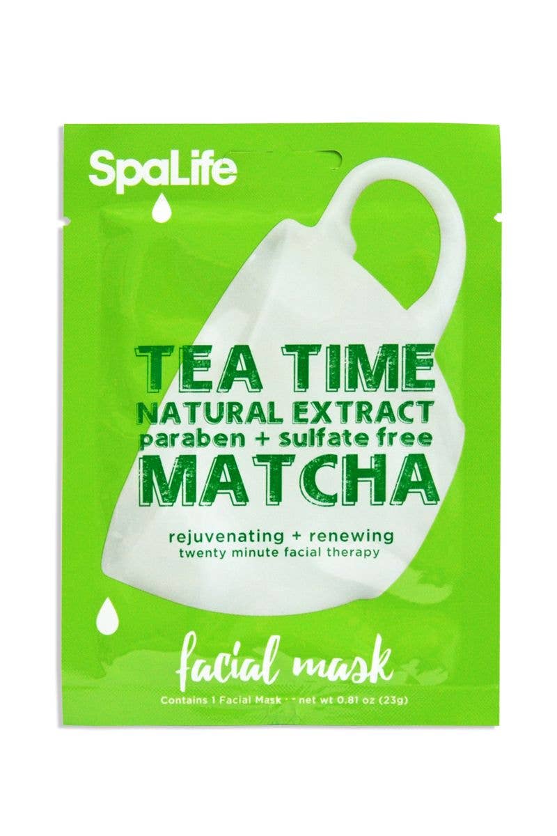My Spa Life - Tea Time Natural Extract Matcha Facial Mask