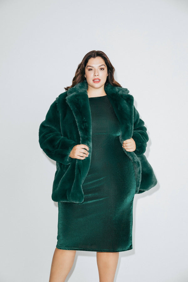 Hilary MacMillan - Short Faux Fur Teddy Coat Hilary MacMillan