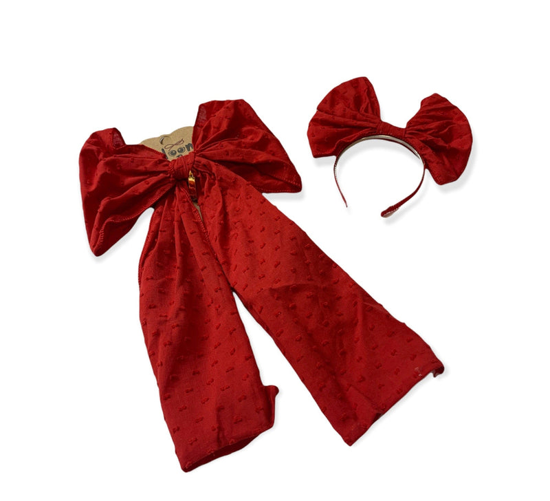 Doll & Me bow + headbands - Kindred and Crew